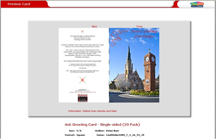 Internet Browser – A Shared Project viewed by a recipient